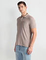 Arrow Sports Solid Logo Polo Shirt