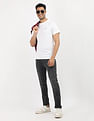 Tommy Hilfiger Slim Fit Solid Cotton T-Shirt