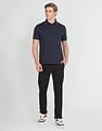 Arrow Horizontal Stripe Cotton Polo Shirt