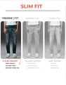 Flying Machine Mid Rise Freddie Slim Straight Fit Jeans