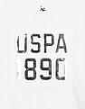 U.S. Polo Assn. Kids Boys Cotton Embossed Branding T-Shirt