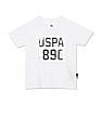 U.S. Polo Assn. Kids Boys Cotton Embossed Branding T-Shirt