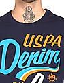 U.S. Polo Assn. Denim Co. Crew Neck Brand Print T-Shirt