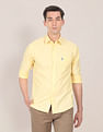 U.S. Polo Assn. Spread Collar Solid Casual Shirt