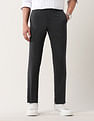 Arrow Newyork Solid Dobby Autoflex Trousers