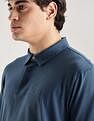 Calvin Klein Jeans Solid Regular-Fit Cotton Polo T-Shirt