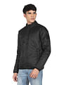 Flying Machine High Neck Solid Puffer Jacket