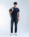 Flying Machine Slash Slim Tapered Fit Whiskered Jeans