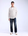 Flying Machine Freddie Slim Straight Fit Whiskered Jeans