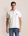 U.S. Polo Assn. Patterned Knit Slim Fit Polo Shirt