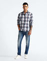 Flying Machine Tartan Check Slim Fit Shirt