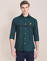 U.S. Polo Assn. Horizontal Stripe Dobby Shirt