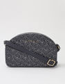 Tommy Hilfiger Logo Blue Pu Sling Bag