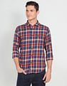 U.S. Polo Assn. Denim Co. Plaid Check Cotton Casual Shirt