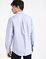 Tommy Hilfiger Mens Blue Solid Shirt