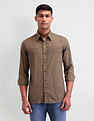 Arrow Sport Horizontal Striped Slim Fit Shirt