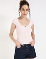 Tommy Hilfiger Slim-Fit Cotton Round Neck Top