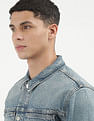 Calvin Klein Jeans Slim Fit Solid Denim Jacket