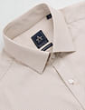 Arrow Self Design Manhattan Slim Fit Shirt