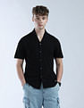 Flying Machine Regular Textured Color Of Home Shirt