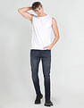 Flying Machine Stone Wash Slash Slim Fit Jeans