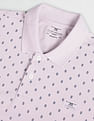Flying Machine Short Sleeve Geometric Print Polo Shirt