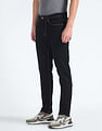 Flying Machine Mid Rise Slash Slim Tapered Fit Jeans