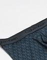 Calvin Klein Underwear Low Rise Printed Blue Trunks
