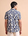 U.S. Polo Assn. Denim Co. Slim Fit Abstract Printed Shirt
