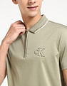 Calvin Klein Jeans Solid Regular Fit Cotton Polo Shirt