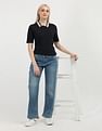 Tommy Hilfiger Slim Fit Solid Polo Shirt