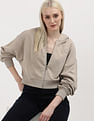 Calvin Klein Brand Badge Hood Sweatshirt