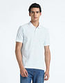 Flying Machine All Over Print Cotton Polo Shirt