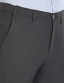 Arrow Mid Rise Solid Autoflex Trousers