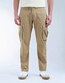 Flying Machine Relaxed Tapered Fit Twill Trousers