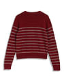 Tommy Hilfiger Kids Girls Round Neck Striped Sweatshirt