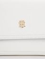 Tommy Hilfiger Solid White Pu Sling Bag