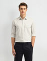 Arrow Slim Fit Windowpane Checked Shirt