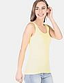 U.S. Polo Assn. Women U-Neck Ribbed Knit Tank