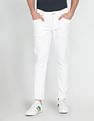 U.S. Polo Assn. Denim Co. Brandon Slim Tapered White Jeans