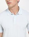 Calvin Klein Jeans Solid Slim Fit Cotton Polo Shirt