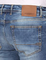 Aeropostale Men Blue Mid Rise Tapered Fit Jeans