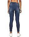 Flying Machine Women Mid Rise Distressed Jeans