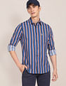 U.S. Polo Assn. Pure Cotton Striped Casual Shirt