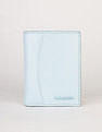 Calvin Klein Solid Blue Leather Bi-Fold Wallet