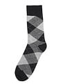 Arrow Checked Full Length Cotton Socks - Pack Of 1