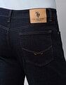 U.S. Polo Assn. Denim Co. Connor Fit Mapping: Bootcut Blue Jeans