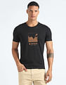 Flying Machine Graphic Print Slim T-Shirt