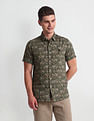 U.S. Polo Assn. Denim Co. Floral Print Slim Fit Shirt