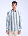 Flying Machine Regular Fit Dobby Shirt